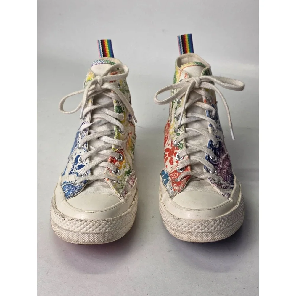 Converse Chuck Taylor 70 Men's Sneakers Size 6.5 Women's‎ 8.5 White Purple Shoes - Picture 7 of 13